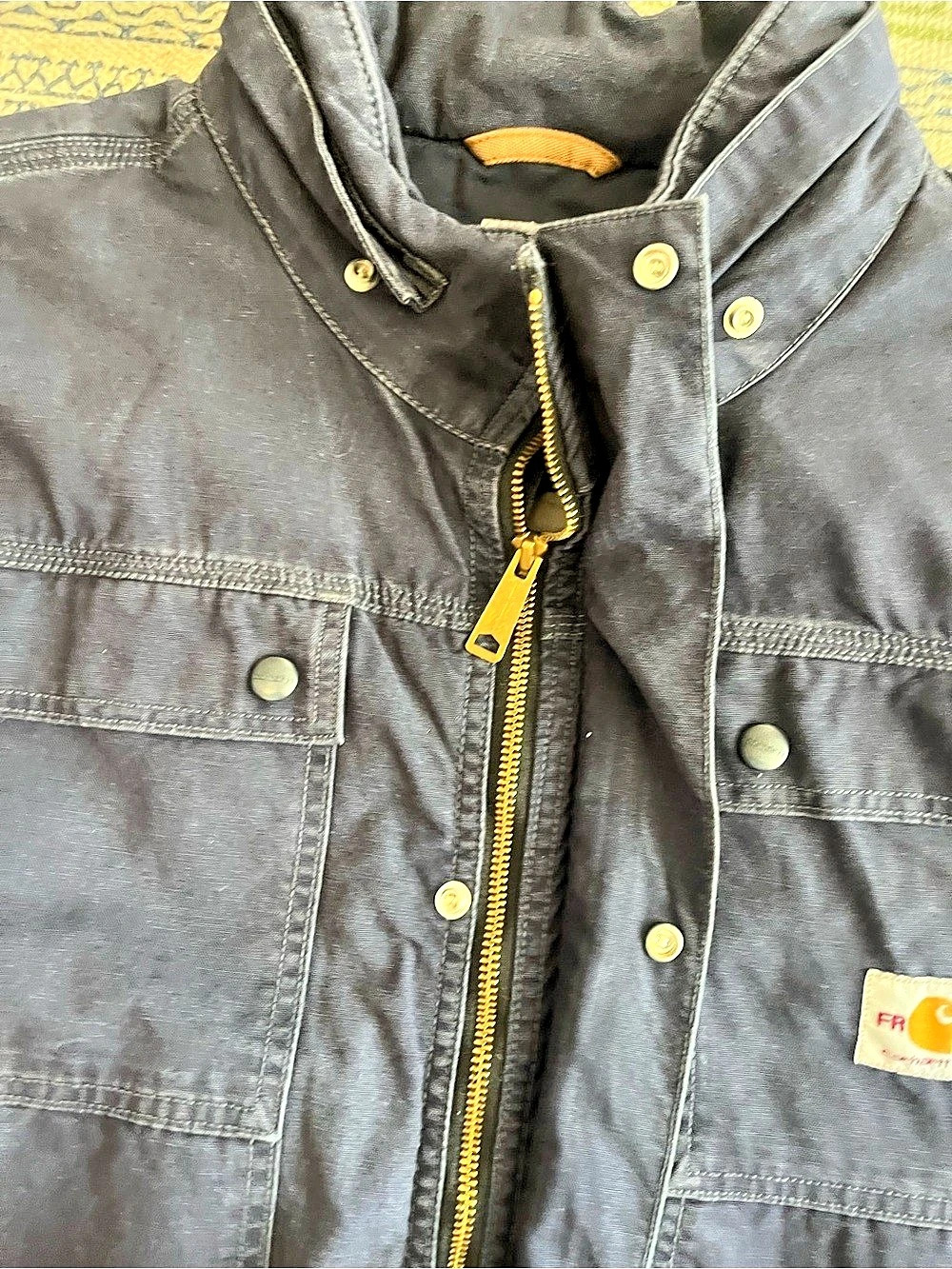 Carhartt Full Swing Jacket in Navy Blue Size XL - Picture 3 of 14
